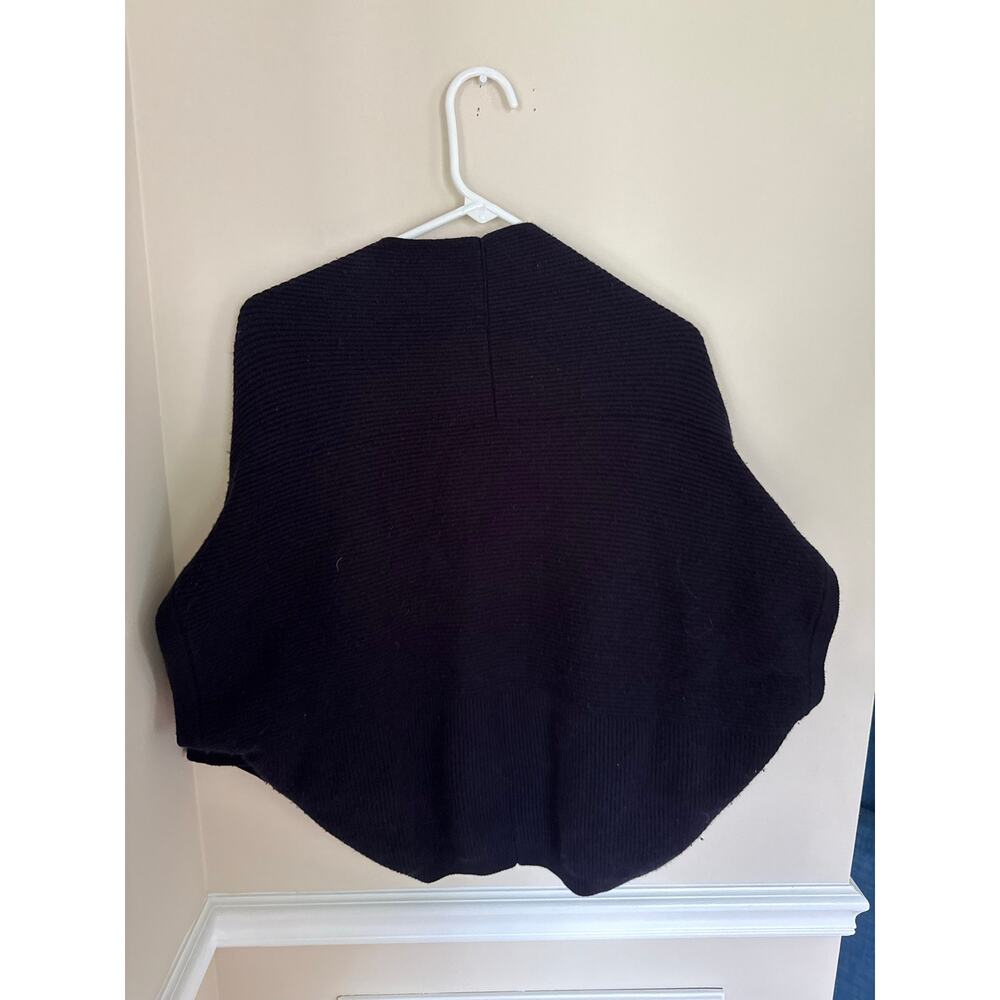 COS | Women’s Wool Knit Ribbed Shrug Drape Front Open Cardigan Casual Loungewear - Picture 6 of 9